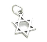 Star Of David sterling silver small charm .925 x 1 Holy Jewish charms