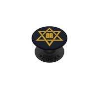 Star of David Ten Commandments Israel Jewish Magen Art PopSockets Adhesive PopGrip