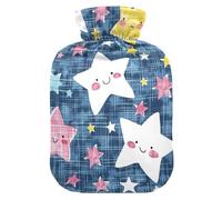 Star of Good Dreams Cute hot Water Bottle with Soft Cover, 2L Water Bag for Arthritis, Arthritis, Arthritis