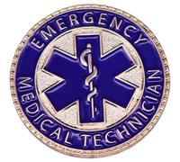 Star of Life Symbol Button Badge First Responder Essential Pin Vintage Caduceus Pin Badge Emergency Medical Technician Logo