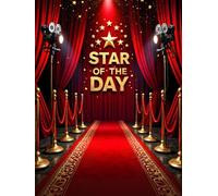 Star of the Red Carpet Event Guest Book: Hollywood Awards Night Guest Book Keepsake: Celebrity Glam Red Carpet Sign-In Book for Parties, Galas, Movie Premieres & VIP Events