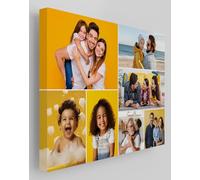 Star Online Personalised Canvas Photo Prints Custom Gallery Framed Family & Personalised Birthday Gifts For Men & Home Décor For Living Room (7 Collage)