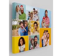 Star Online Personalised Canvas Photo Prints Custom Gallery Framed Family & Pet Birthday Gifts For Men & Home Décor For Living Room (8 Picture Collage)
