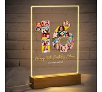 Star Online Personalised Milestone 16th Birthday Gifts for Teens, Custom Acrylic Photo Plaque Keepsake Presents for Sweet 16 Gift For Girls, Boys with Wooden Stand