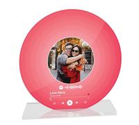 Star Online Personalised Valentine's Vinyl Record Custom Spotify Plaque Photo Frame Gifts For Women Girlfriend Boyfriend Couples Anniversary Presents (Desire)