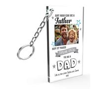 Star Online Personalized Photo Keyring Dad Birthday Gifts Father's Day Present Keychain From Daughter and Son - 5CM X 8CM (Special Dad)