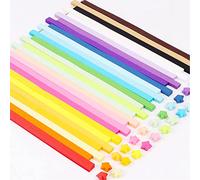 Star Origami Paper 2700 Sheets Stars Origami Paper Strips 27 Colors Double Sided Folding Starrpaperstrips DIY Hand Art Crafts