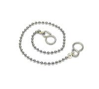 Star Pack Ball Link Bath Chain and 'S' Hook for Plugs etc