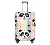 Star Panda Head Elastic Travel Luggage Cover Suitcase Protector, Print Suitcase Baggage Cover Anti-Scratch