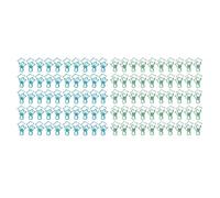 Star Paper Clips - Cute Star Pattern Blue Green, Strong Clamping Force, Sturdy Metal Clips for Office School Students Kids