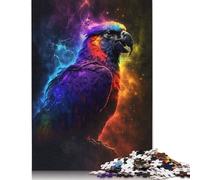 Star Parrot Jigsaw Puzzles for Adults Kids. 1000 Piece Great Challenge Toy Educational Games Home Decoration for Adults& Kids Age 14 Years Up 1000pcs (75x50cm)