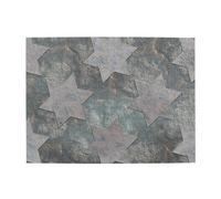 Star Pattern Metal Retro,500 Pieces Puzzles for Adults-Wooden Jigsaw Puzzle for Adults Elderly