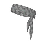 Star Pattern Metal Retro, Head Tie, Sports Headband Tie Back, Multi Sweatband for Men Women