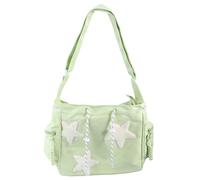 Star Pattern Shoulder Bag Student Schoolbag All-matching Crossbody Bag Large Capacity Messengers for Daily Women Star Pattern Messengers Large Capacity Shoulder Crossbody