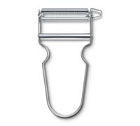 Star Peeler, Vegetable Peeler, Micro Toothing, Extra Sharp Zag Cut, Stainless Steel, Colour Metal,6.0913