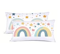 Star Pillows 2 Pack Color Pillow Protectors 30x50cm LinenPillow Case 2 Pack, With Hidden Zipper Pillow cases, Pillows Hotel Quality, Bedding Standard Size Pillowcase, for Outdoor Decoration bz-887