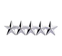 Star Pin Chinese Styled Rank Badge Fashion Brooch Lapel Pin Costume Decorations Chinese Rank Badge Star Employee Service Symbol Signs
