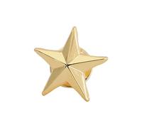 Star Pin Chinese Styled Rank Badge Lapel Pin, Gold-color J