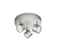 Philips Led Star 3 Spot Plate Aluminium