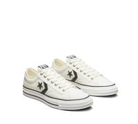 Converse Star Player 76 Premium Canvas Low-Top Shoe For Men In White, Size 6.5 White 6.5