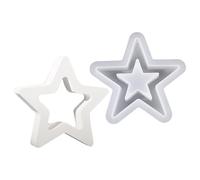 Star Printing Bad Star Mold Chocolate Mold, Flexible Non-Stick Mould for Candy, Jelly, Wax, Resin, Soap | Creative Candle Making Craft