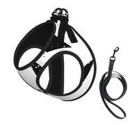 star printing Dog Harness with Leash Set, Step-in Breathable Puppy Cat Dog Vest, No Pull Adjustable Puppy Harness