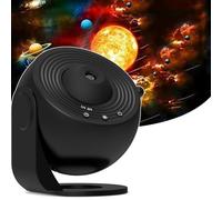 Star Projection Light, Planetarium Projector with 13 Film Discs, 3m Projection Distance & 4m Diameter, 12 Minutes/Rev Rotation for Bedroom Decor