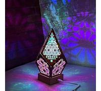 Star Projector, Boho Ceiling Projector, Night Light, Colorful Wooden LED Lights for Bedroom, Classic Room Decor, Unique Gifts for Christmas, Halloween, Birthday