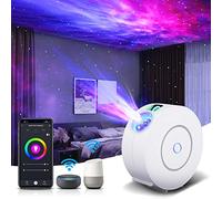 Star Projector, Galaxy Light for Bedroom, Smart APP & Voice Control Nebula Projector, Compatible with Alexa & Google Home, Rotatable and Adjustable Cloud Stars, DIY Scenes, 24H Timer (Green Stars)