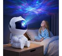 Star Projector Galaxy Night Light - Astronaut Space Projector, Starry Nebula Ceiling LED Lamp with Timer and Remote, Kids Room Decor Aesthetic, for Christmas & Birthdays