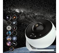 Star Projector, Galaxy Projector, Planetarium Projector with 13 Replaceable Galaxy Discs, 360° Rotation Nebula Projector Lamp, Night Sky Projector for Kids and