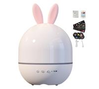 Star Projector Lamp | Starry Rabbit Projection Night Light, Ambient Light with Remote Control and Timer for Children's Room, Work Area, Bedroom, Living Room, Kitchen