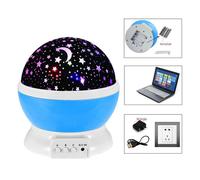 Star Projector Night Light LED with Colorful Rotating Starry Sky Effect