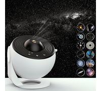 Star Projector,Planetarium Galaxy Projector for Bedroom Decor,Starry Sky Night Light with 4K Replaceable 12 Galaxy Discs,Timed Night Light Projector for Kids,Home Theater,Ceiling,Room Decoration