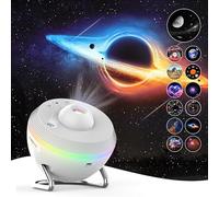 Star Projector,Rusoso Galaxy Projector,13 in 1 Planetarium Starry Sky Night Light,360 °Rotation,for Kids Christmas and Halloween,Timing,Mute Design,Projection Effect forBedroom,Party,Game Rooms