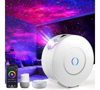 Star Projector, Smart App and Voice Control Lamp, Compatible with Alexa and Google Home, for Kids and Adults Bedroom