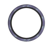 Star Purple Printed Steering Wheel Cover Elastic Stretch Car Wheel Wrap Breathable Non-Slip Steering Wheel Protector for Car Truck SUV
