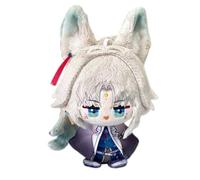 Star Rail Plush, 12CM Cute Anime Plush Honkai Keychain Soft Adorable Cotton Plushie Doll for HSR Gamer Fans Gifts(Feixiao)