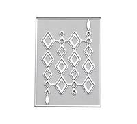 Star-Rectangle MetalCutting Dies Water Droplet Die Cuts Embossing Stencils Template Molds Scrapbooking Decorations Water Droplet Metal Die Cuts Star-Heart Love Cutting Dies for Cards Making