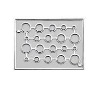 Star-Rectangle MetalCutting Dies Water Droplet Die Cuts Embossing Stencils Template Molds Scrapbooking Decorations Water Droplet Metal Die Cuts Star-Heart Love Cutting Dies for Cards Making