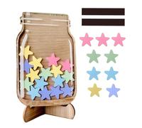 Star Reward Jar | Magnetic Behavior Jar - Behavior Management Chart for Teachers Parents Children Home Refrigerator Playroom Bedroom Kitchen Preschool Classroom