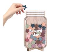 Star Reward Jar Reward Jar With Star Tokens Personalized Reward Charts For Children Behaviour, Reward Jars And Tokens For Home Classroom Kids Good Behavior Training