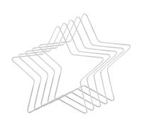 Star Ring - 7.87 Inches Suncatcher Frame for Craft Projects, Window Decorations with Construction, Holiday Decor for Birthday, Wedding, Party Crafts, Macrame Centerpieces, Home and Event Use