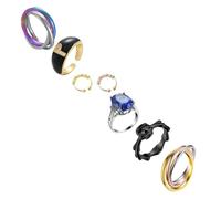 Star Ring Women Ring Wedding Jewelry Rings Size 69 Copper Finger Little Girls Jewelry Rings (random, one size)