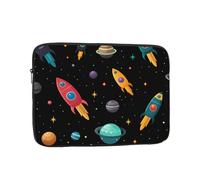 Star Rocket Patterned Laptop Sleeve 13 Inch Shockproof For Slim Protective Notebook Computer Bag Briefcase