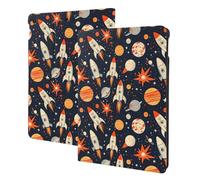 Star Rocket Planet Print Compatible with ipad 9th/8th/7th Generation Case Cover, Tablet Cases Compatible with ipad Case 10.2 Inch, Auto Wake/Sleep, Folio Stand