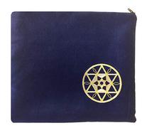 Star Royal Tallit Bag, Royal Blue, Gold, Silver, S