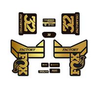 STAR SAM Stickers Compatible with Fox 32 Factory SC Step cast 2017 Chrome Gold 1 cm