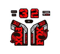 STAR SAM Stickers Compatible with Fox 32 Heritage Collection 2021 Bike Fork (Red)