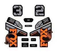 STAR SAM Stickers Compatible with Fox 32 SC Factory 2022 Bike Fork (Orange)